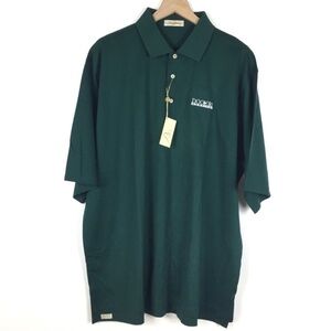 PETER MILLAR Polo Shirt Short Sleeve Doctors Hospital Green Golf Size XL NWT